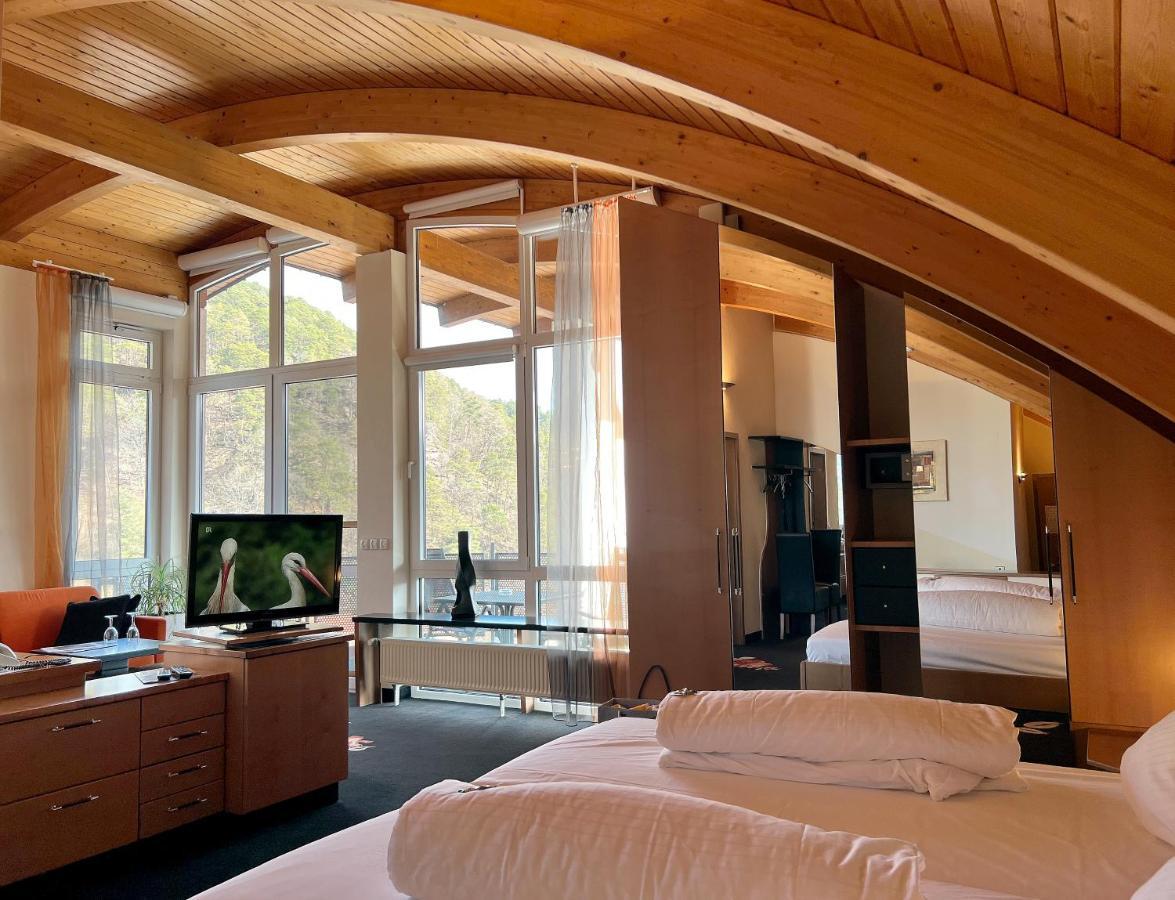 Hotel Am Hirschhorn - Wellness - Spa - And More Wilgartswiesen Luaran gambar